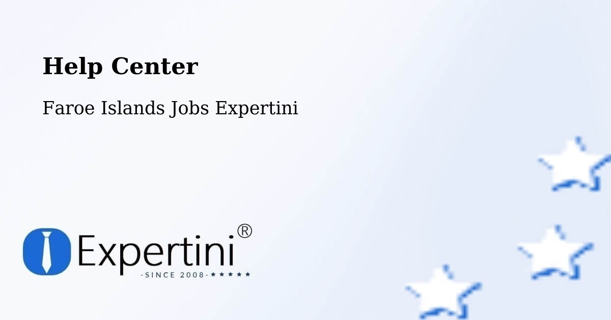 Help Center – Sandur - Faroe Islands Jobs Expertini